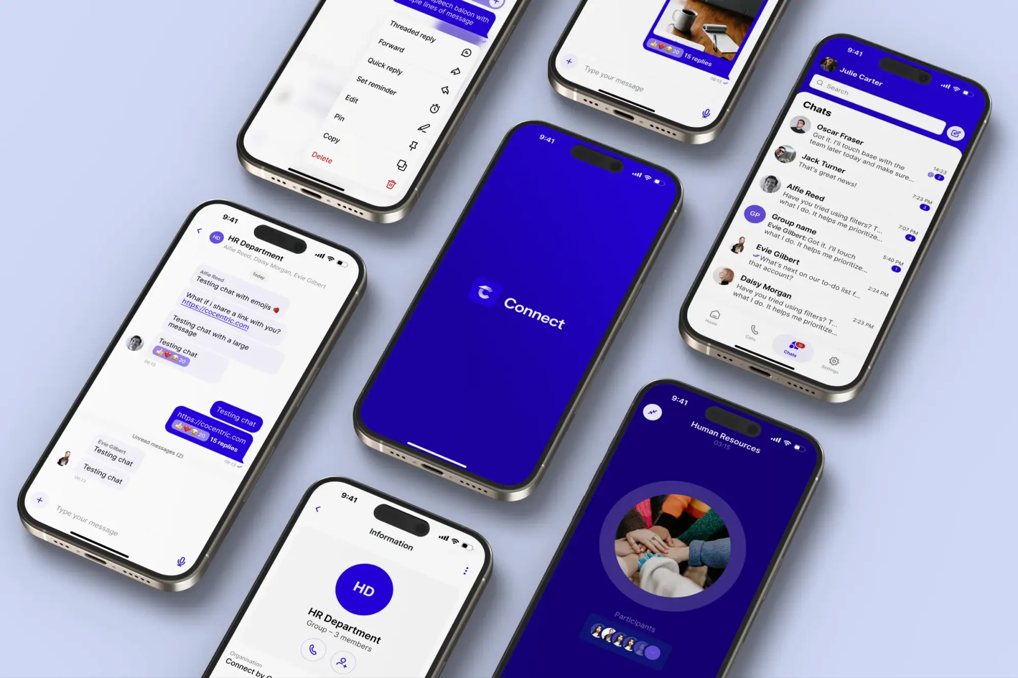 Connect by CoCentric — telas do produto