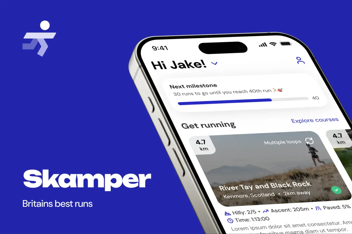 Skamper — Mobile app case study